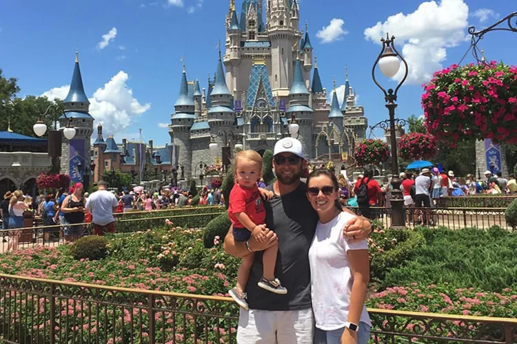 Family at Disney World